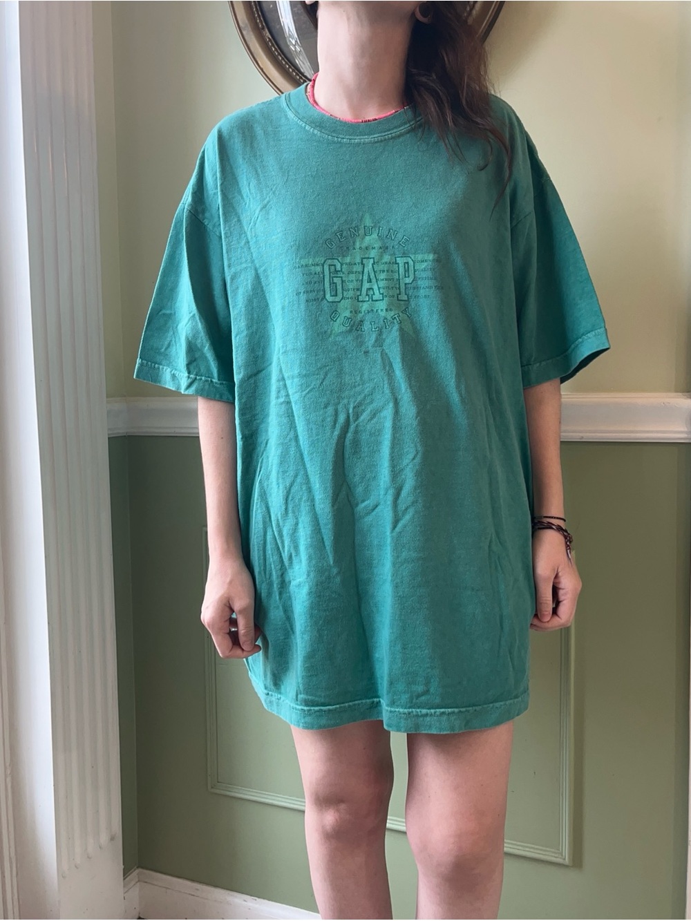 GAP Y2K vintage green t shirt